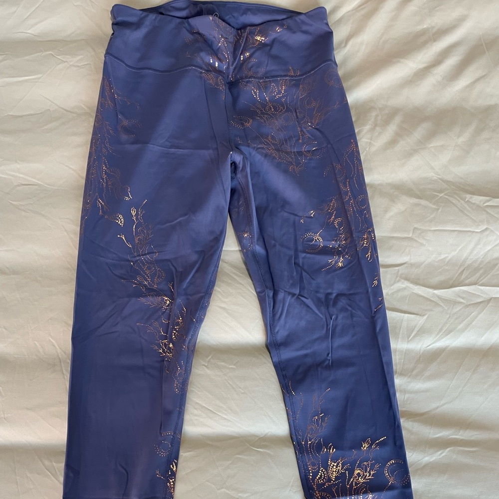 Sweaty Betty, size Large, Goddess Foil workout leggings, L